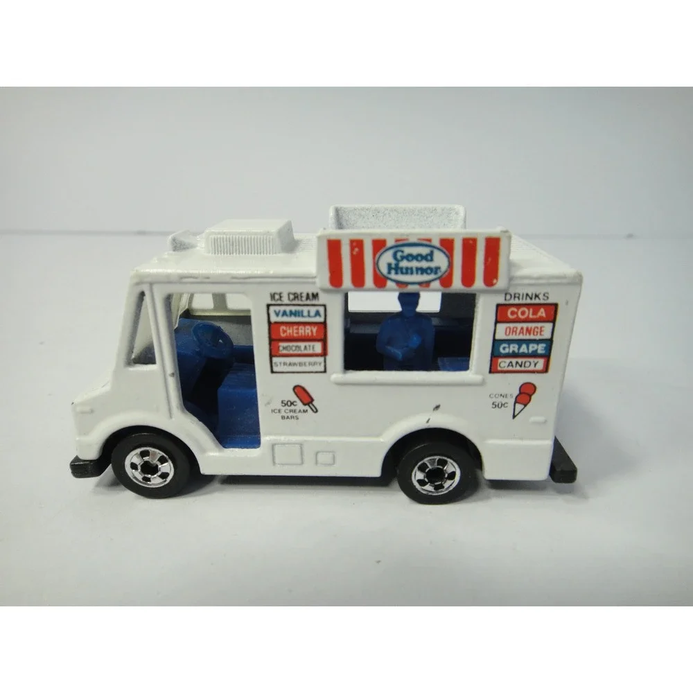 Hot Wheels 1983 Good Humor Truck White Die-Cast Ice Cream Van Mattel Malaysia